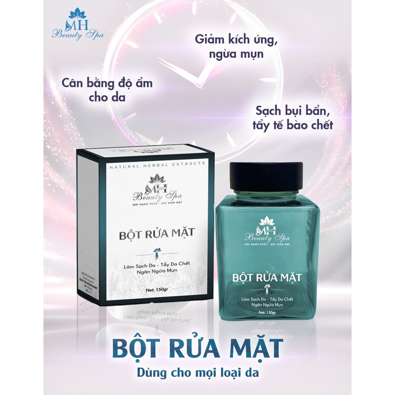 Bột rửa mặt đông y sạch mụn mờ nám (MH)