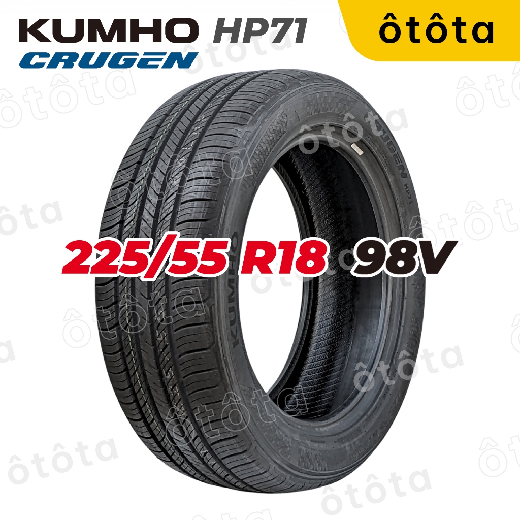 Lốp ô tô Kumho 225/55 R18 98V Crugen HP71 – Chính Hãng BH 5 năm (225/55R18, 225 55 R18)