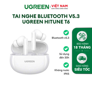 Tai nghe Bluetooth v5.3 Ugreen HiTune T6 | Chống ồn chủ động ANC | Sử dụng đến 30h | Bảo hành 18 tháng 1 đổi 1 15158