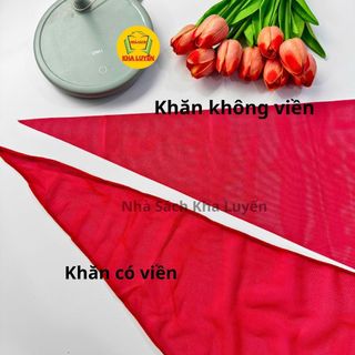 Combo 05/ 01c Khăn Đỏ Có Viền,Khăn Đỏ Không Viền, Khăn Quàng Đỏ Học Sinh