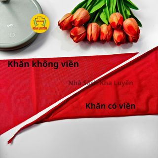 Combo 05/ 01c Khăn Đỏ Có Viền,Khăn Đỏ Không Viền, Khăn Quàng Đỏ Học Sinh