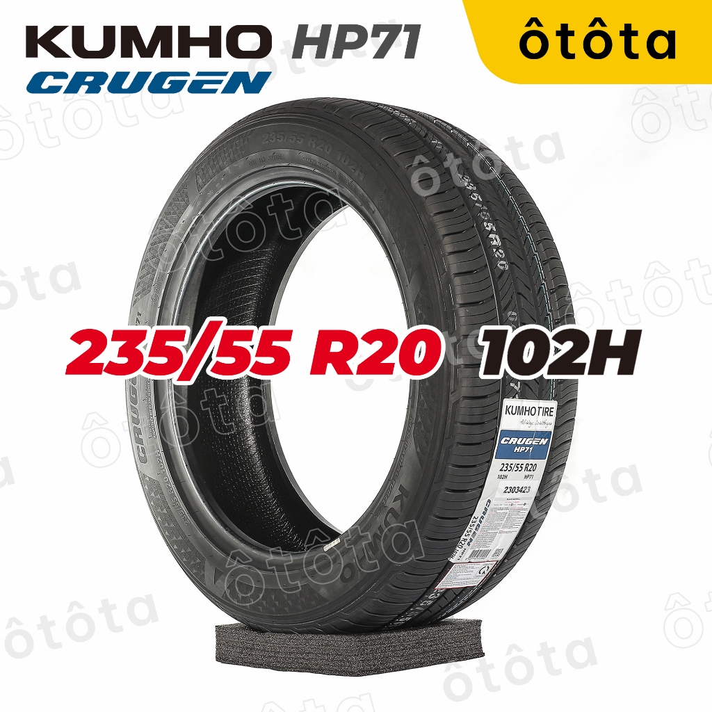 Lốp ô tô Kumho Crugen HP71 – 235/55 R20 102H – Chính Hãng BH 5 năm (235/55R20, 235 55 R20)