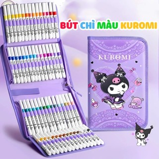 Bút Sơn Màu Acrylic Sanrio Kuromi Melody 24/36/48/60 Bút Màu Tô Màu Trên Mọi Chất Liệu DIY Vẽ Giày Vải Cho Bé Sáng Tạo