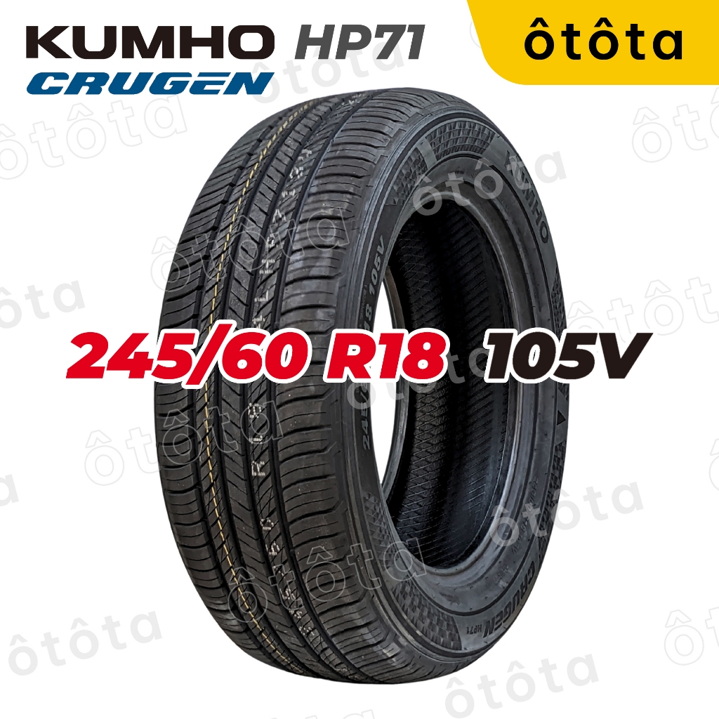 Lốp ô tô Kumho 245/60 R18 105V Crugen HP71 – Chính Hãng BH 5 năm (245/60R18, 245 60 R18)