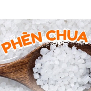 500g Bột phèn chua. Phèn chua chưng cất, bột phèn chua hỗ trợ điều trị hôi nách khử mùi hiệu quả
