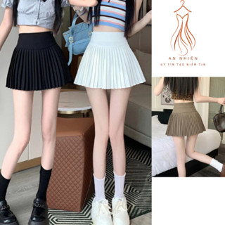  Chân Váy Xếp Ly Xoè Chữ A Váy Ngắn Midi Cao Cấp,Chân Váy Công Sở Chân Váy Tennis Đẹp Hàn Quốc Năng Động Đen Trắng-AN034 