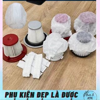 Set100 Chiếc Dùng Một Lần Bụi Không Dệt Túi Lưới Máy Hút Bụi Cầm Tay Vỏ Lọc Chăm Sóc Gia Đình#