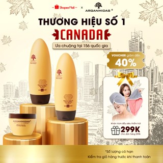 COMBO gội xả siêu dưỡng ẩm Arganmidas (450ml) +  Mặt nạ phục hồi tóc Arganmidas (300ml)