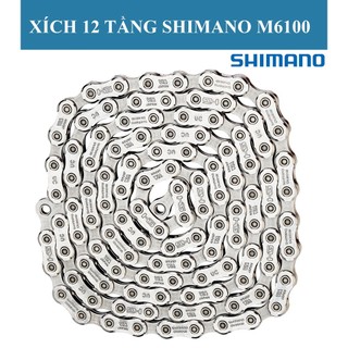  Xích Xe Đạp 12 Tầng Shimano M6100 Sên 12 Tốc Độ Japan Không Hộp 