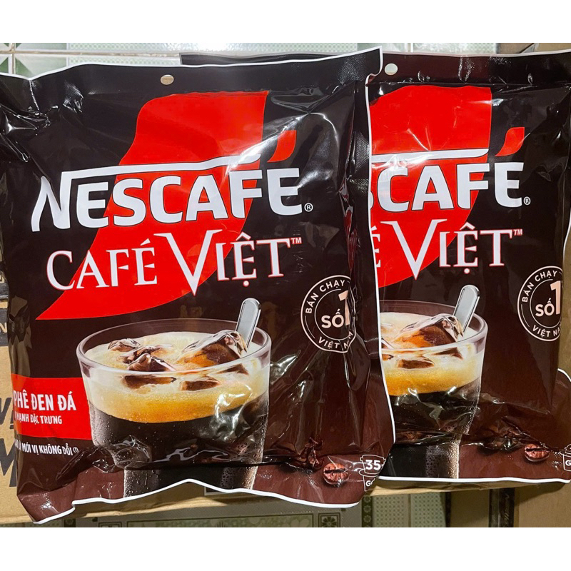 Nescafe cafe Việt đen.COMPO 2 bịch 70 gói