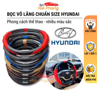 Bọc vô lăng Hyundai I10, I20, I30, Accent, Santafe, Tucson, Kona, Getz, Avante, Elantra, Sonata