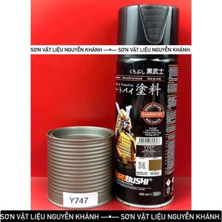 Y747-xịt samurai màu xám mờ