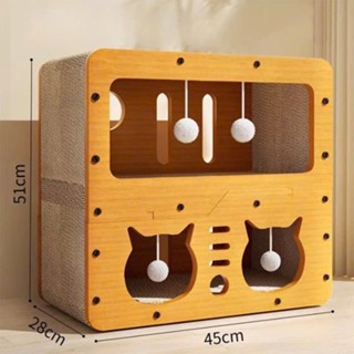 🐾 CÀO MÓNG MÈO KẾT HỢP NHÀ NGỦ – SIÊU TIỆN LỢI, SIÊU TO, SIÊU BỀN! 🐾