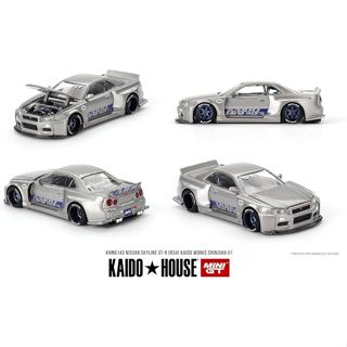 Xe mô hình Mini GT x Kaido House Nissan Skyline GT-R R34