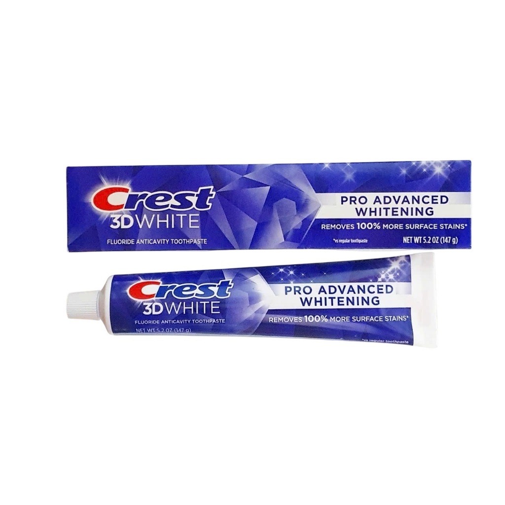 Kem Đánh Răng Trắng Sáng Crest 3D White Pro Advanced Whitening 147g