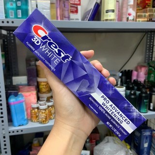 Kem Đánh Răng Trắng Sáng Crest 3D White Pro Advanced Whitening 147g