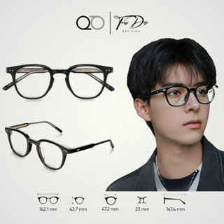 Gọng kính LUTTO 01 chuẩn 1 1 - mắt kính cận unisex - gọng kính thời trang Trai Đẹp Bán Kính