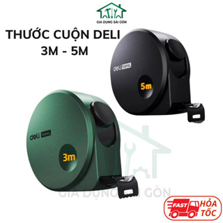 Thước Cuộn Thép Deli Home độ chuẩn xác cao - Thước Dây DELI 3m/5m - SGTOOLS