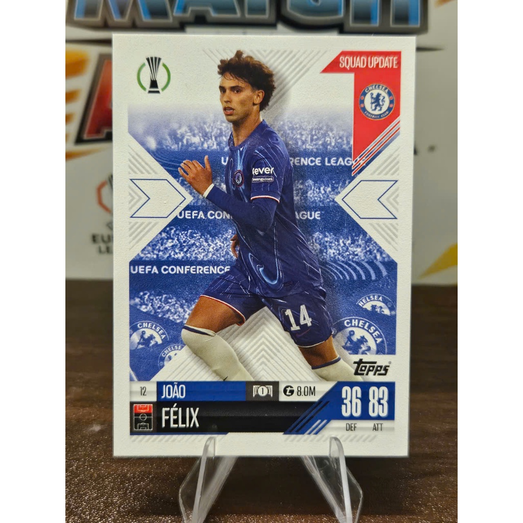 Thẻ Joao Felix Match Attax Extra 2024/2025 (Chelsea) (24/25)