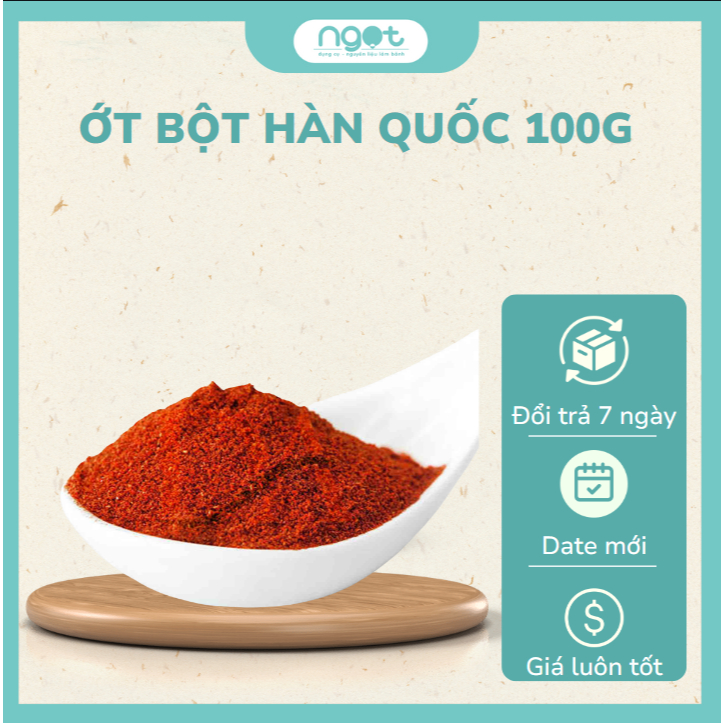 Ớt Bột Hàn Quốc - 100g