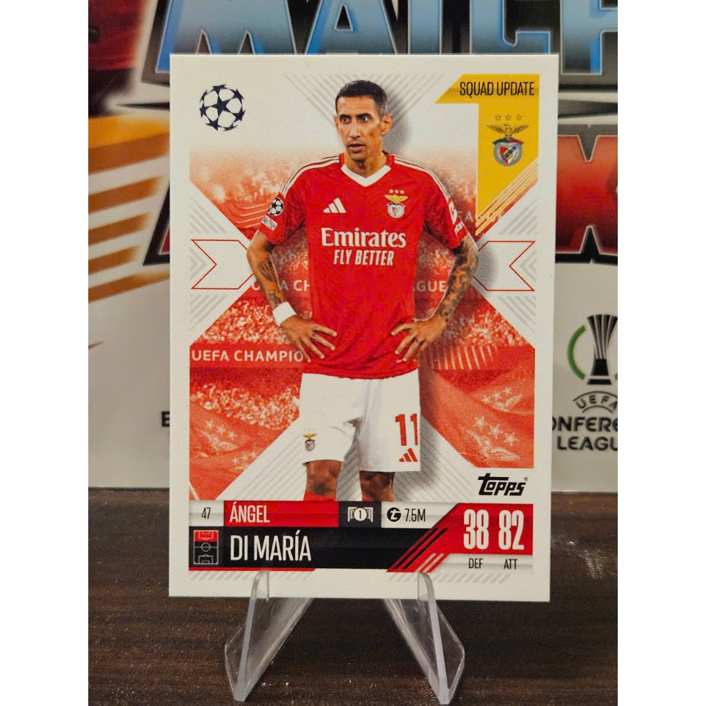 Thẻ Angel Di Maria Match Attax Extra 2024/2025 (Benfica) (24/25)