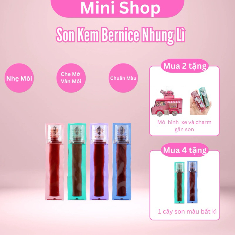 [ NEW] SON KEM BERNICE MỚI NHẤT 2025 CHẤT SON SIÊU MỊN LÌ