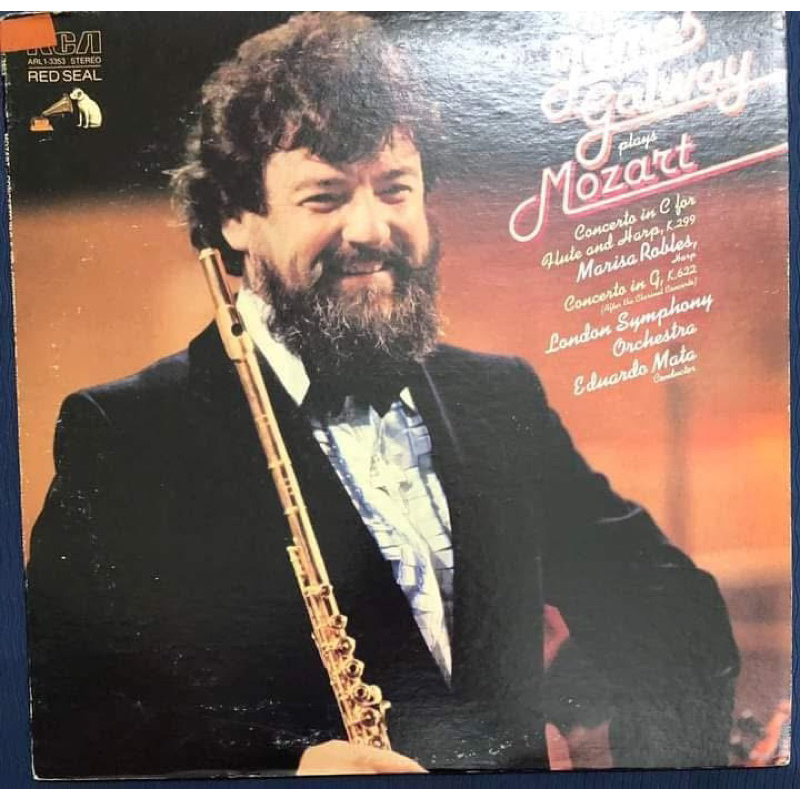 ĐĨA THAN - JAMES GALWAY PLAYS MOZART - CONCERTO IN C FOR FLUTE AND HARP, K.299 Flute JAMES GALWAY