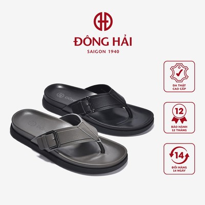 Dép Kẹp Nam Đông Hải Quai Da - D1823
