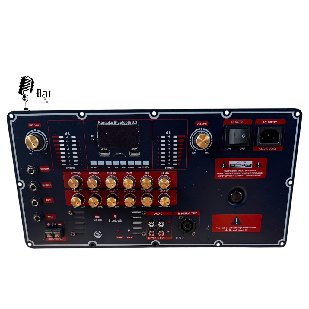 Mạch Loa Kéo T450s Công Suất Lớn 600w Echo Reverb