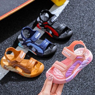 Sandal cf chống vấp cho bé trai bé gái chất liệu nhựa pvc đi mưa thoải mái đế chống trượt ma sát