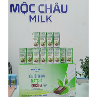 Mua 1 Thùng sữa tươi tiệt trùng 180ml x 48 hộp, các vị Dâu, Socola, Cam, Dừa, Matcha