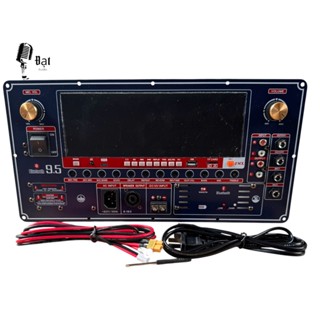 Mạch Loa Kéo T600s Công Suất 600w Màn Hình LCD Nháy Theo Nhạc