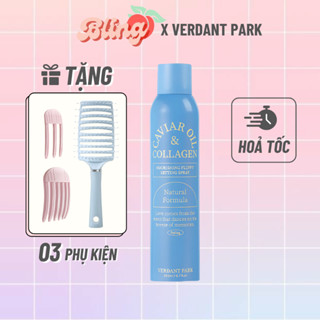 [HOẢ TỐC 2H] VERDANT PARK Xịt dưỡng giữ phồng tóc Verdant Park gel tạo kiểu tóc giữ nếp tóc Caviar Oil & Collagen