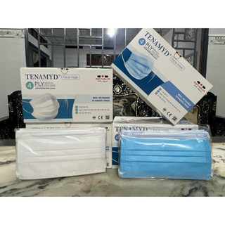   50 cái hộp  Khẩu trang 4 lớp bảo vệ ngăn ngừa bụi vi khuẩn TENAMYD 