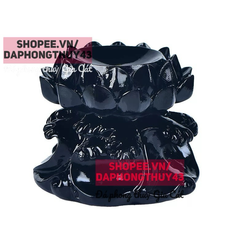 Đế bi cầu hình sen gỗ đặt bi cầu quả cầu đế hoa sen phong thuỷ