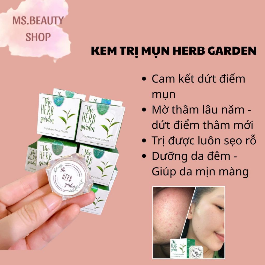 KEM THE HERB GARDEN TRẮNG DA HOÀN HẢO HẾT SẠCH VẾT THÂM