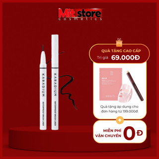 Kẻ Mắt Nước Chống Trôi Karadium Waterproof Brush Liner Black nét siêu mảnh Hàn Quốc