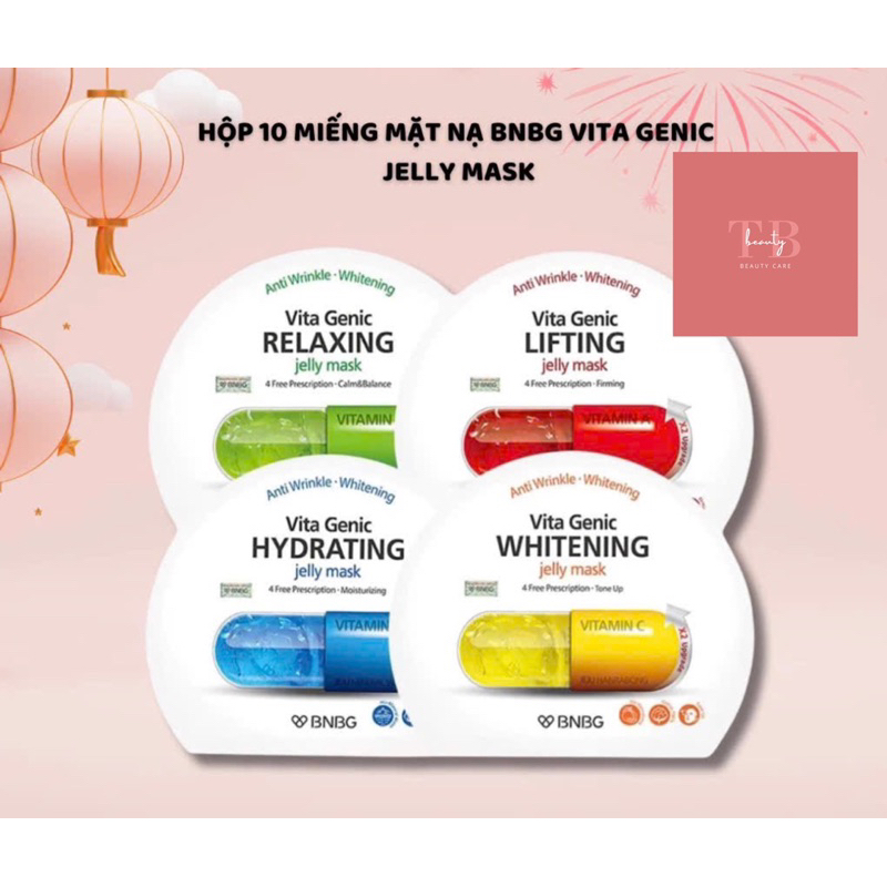 [BNBG] Mặt Nạ Giấy BNBG Vita Genic Jelly Mask Chăm Sóc Da Toàn Diện 30ml