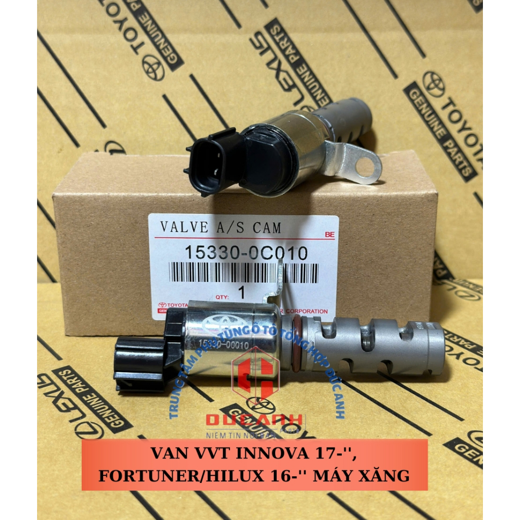 VAN VVTi ÁP XUẤT NHIÊN LIỆU PHỤ TÙNG XE  INNOVA 17-'', FORTUNER, HILUX 16-'' MÁY XĂNG MÃ PHỤ TÙNG 15