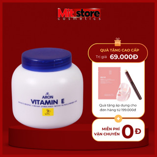 Kem dưỡng ẩm Vitamin E Aron Thái Lan 200g, Giữ ẩm và Giảm nứt nẻ trong mùa hanh khô