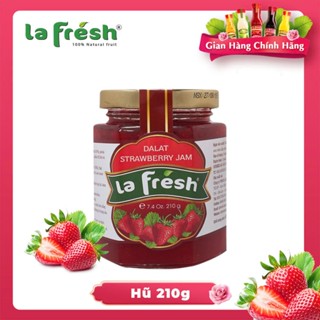 Mứt Dâu Tây Lafresh Đà Lạt Hủ Thủy Tinh 210gr - Dâu tây nguyên chất