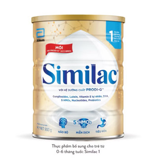 Sữa Bột Similac Số 1 900g( Cho Trẻ  0-6 Tháng Tuổi Công Thức sữa giống 0+)