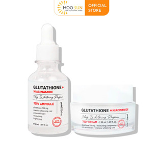 Combo Dưỡng Trắng Da 7DAY Angel's Liquid Whitening Program Gutathione 700V (Serum & Cream)