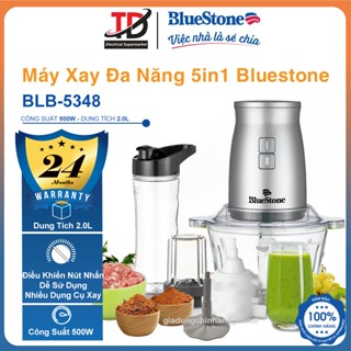 Máy Xay Đa Năng 5in1 Bluestone BLB-5348, Sinh tố, Xay Thịt, Xay Khô, Đánh Trứng, Bóc Tỏi