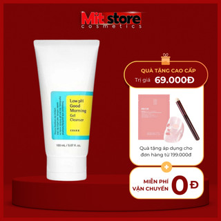  Sữa Rửa Mặt Giảm Mụn Sáng Da Cosrx Low pH Good Morning Gel Cleanser 150ml 