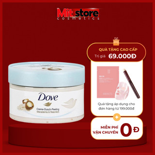  Tẩy Da Chết Toàn Thân Dove Exfoliating Body Polish 225ml Bản Đức 
