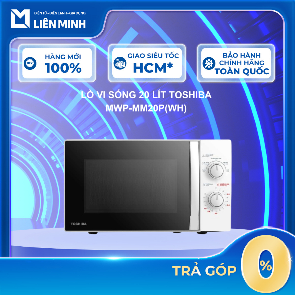 MWP-MM20P(WH) - Lò Vi Sóng 20 Lít Toshiba MWP-MM20P(WH) - Bảo Hành Chính Hãng