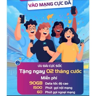 Sim 5G vào mạng miễn phí 12 tháng