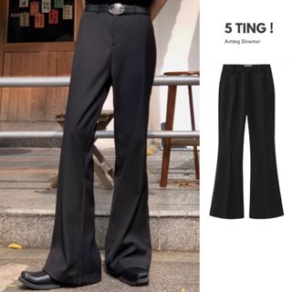  Quần Vải Dáng Suông Ống Loe nhẹ  Nam giới từ 45kg - 75kg  mặc phối áo phông và sơ mi  vải vitex mềm mịn thoải mái 