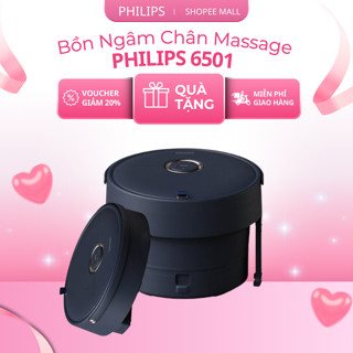 Bồn Ngâm Chân Massage PHILIPS 6501 - Thiết kế gấp gọn - Massage ngâm chân thư giãn
